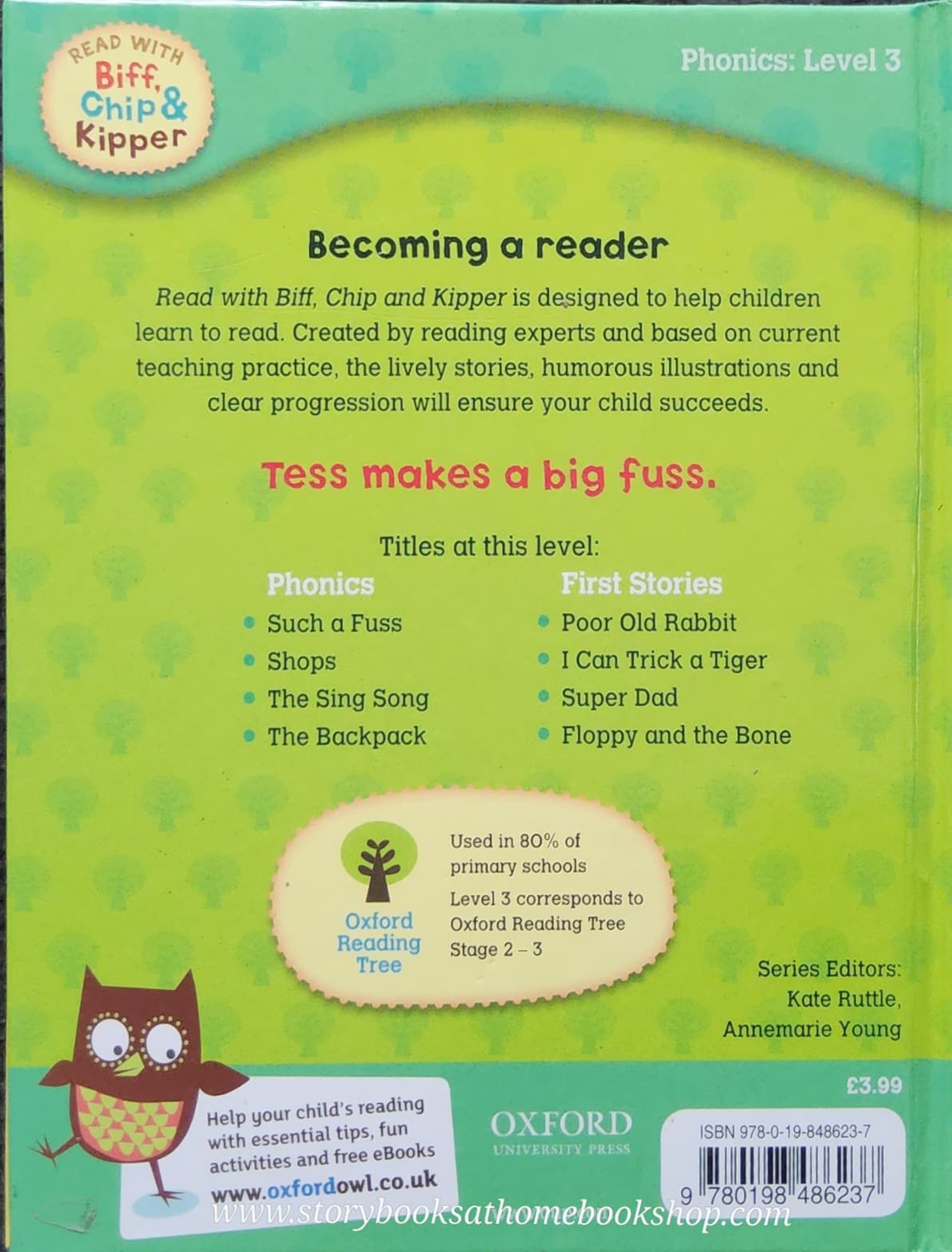 หนังสือนิทานปกแข็ง** 🍅🍅READ WITH BIFF,CHIP&KIPPER: SUCH A FUSS PHONICS LEVEL3