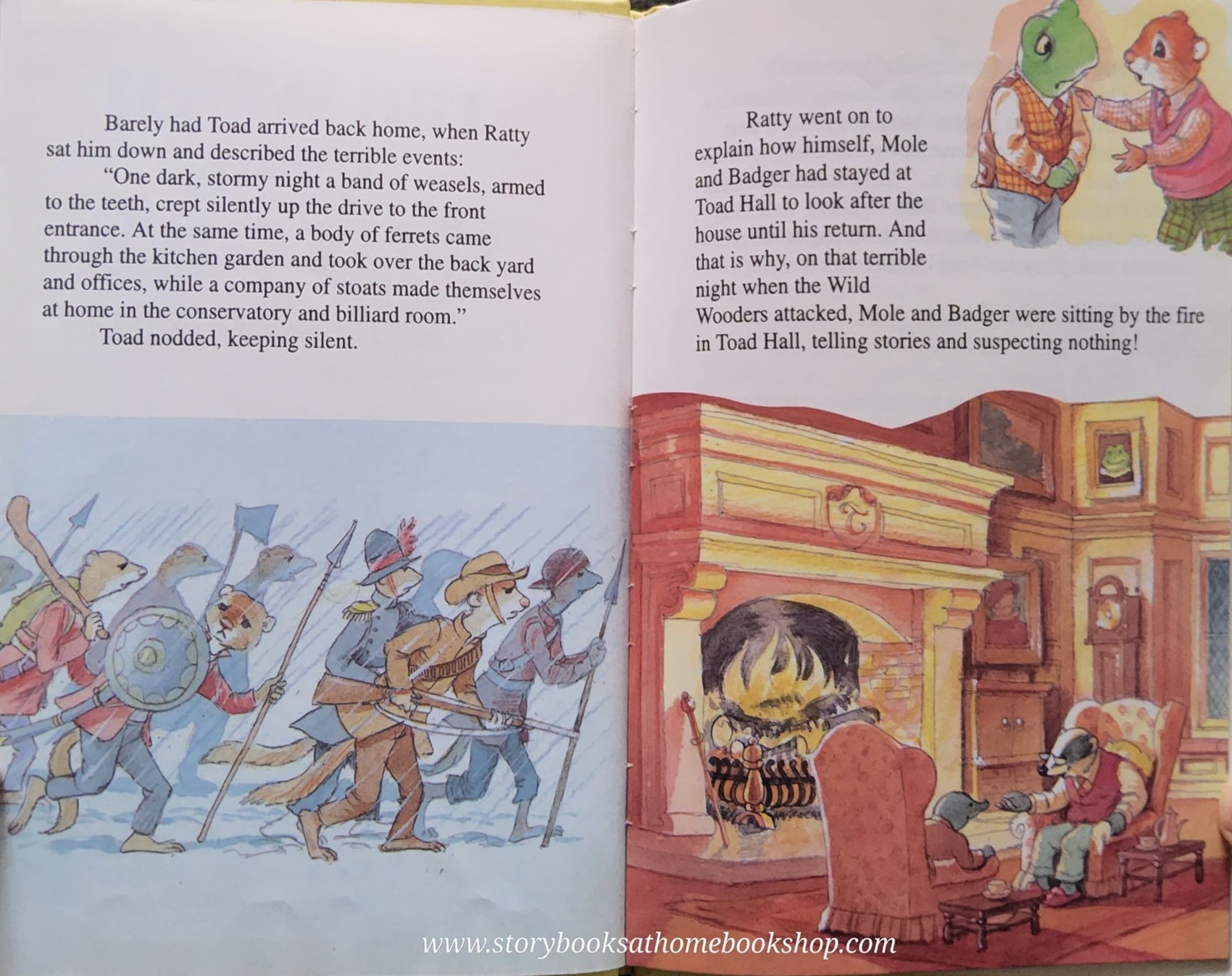 หนังสือนิทานปกแข็ง** 🍅🍓 THE WIND IN THE WILLOWS: THE BATTLE FOR TOAD HALL