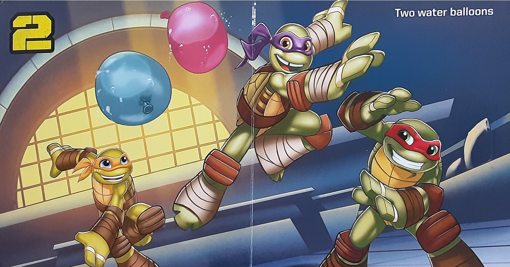 BOARD Book หนังสือนิทานเด็ก ภาษาอังกฤษ 🍅🍓TEENAGE MUTANT NINJA TURTLES:STRENGTH IN NUMBER /สภาพ 80-90%