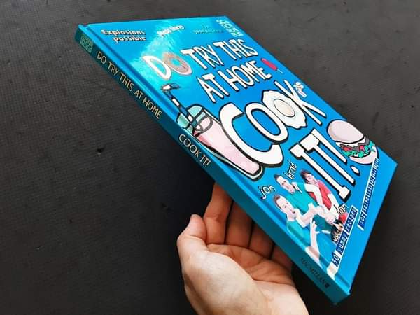 Cookery book หนังสือทำอาการ ภาษาอังกฤษ 🍅🍓Do try this at Home Cook it!/Used สภาพ 80-90%