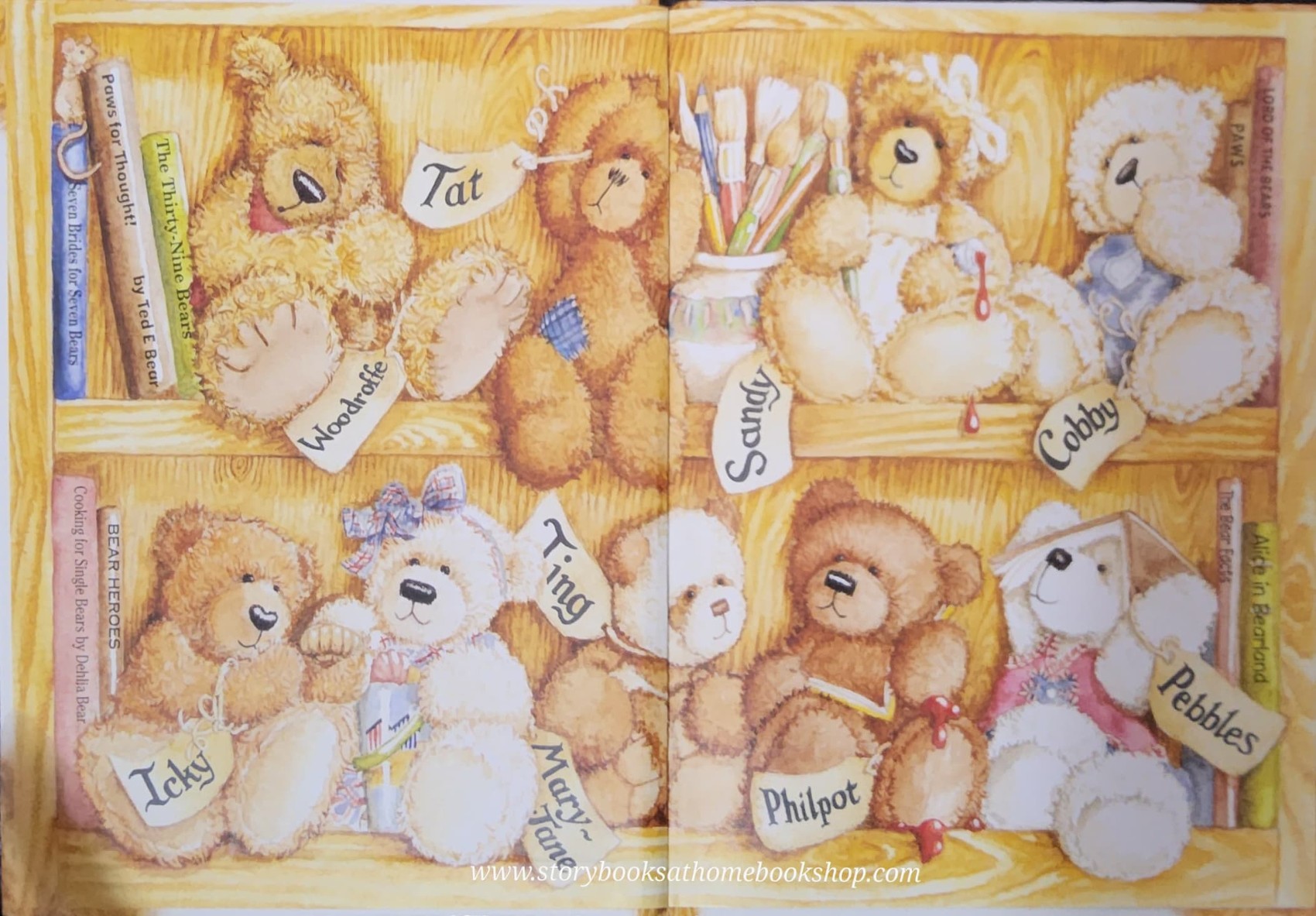 หนังสือนิทานปกแข็ง** ♥️ALICE'S BEAR SHOP: CHUNKY AND THE BONE BY RIKEY AUSTIN