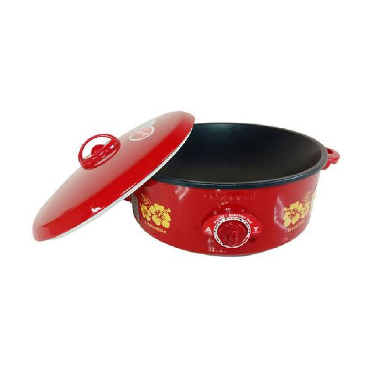 กระทะไฟฟ้า เคลือบเทฟล่อน ฝาทึบ ขนาด 12 นิ้ว ความจุ 2.5 ลิตร Hanabishi รุ่น HGP-140