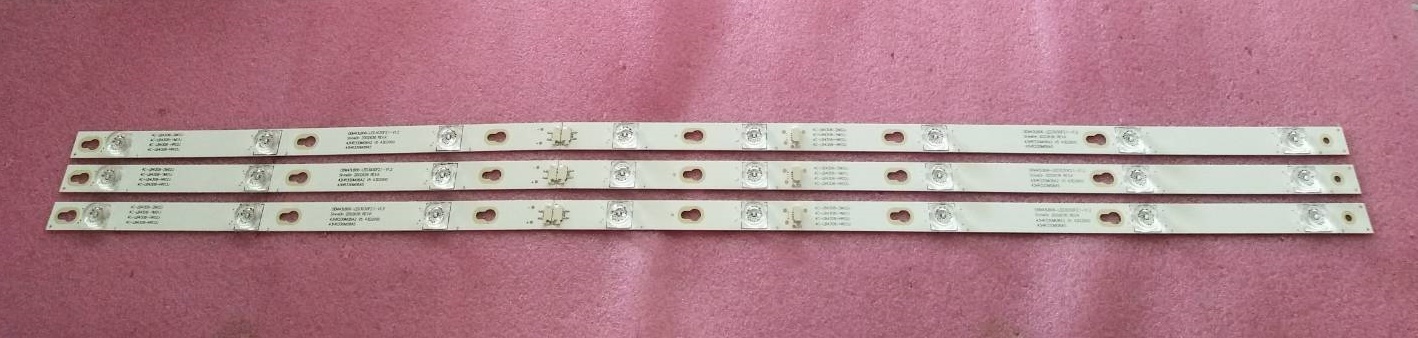 หลอดแบล็คไลท์ทีซีแอล TCL ใหม่โรงงาน รุ่น LED43S62 43P2US 43D2920 43D2900 43S6000 เป็นแบบต่อ 1ชุด 3แถว 6ชิ้น