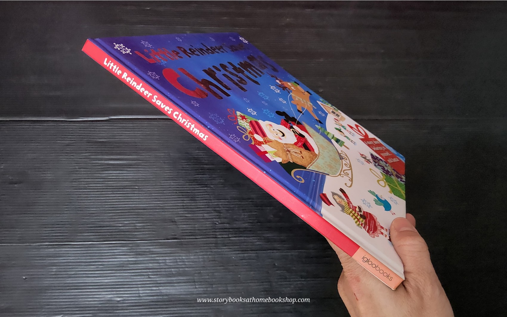 หนังสือนิทานปกแข็ง** 🍅🍓LITTLE REINDEER SAVES CHRISTMAS