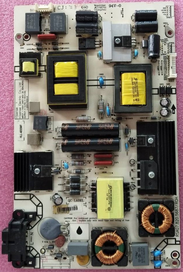 ซัพพลายทีวี ไฮเซน HISENSE ของแท้มือสองถอดจากเครื่อง รุ่น 50K3300UWTP พาร์ทRSAG7.820.5687/ROH