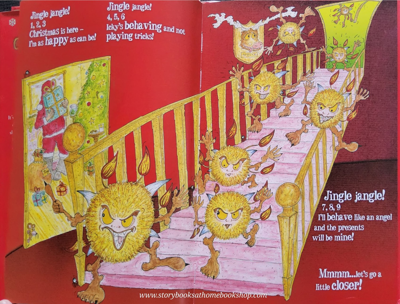 หนังสือนิทานปกแข็ง** 🍅🍅ICHY DOO DAH THE CHRISTMAS HOO HAH! BY SIMON MURRAY