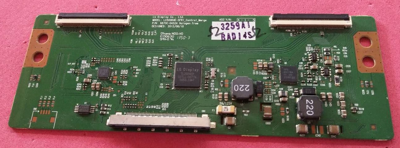 ทีคอน(T-CON) LG(แอลจี)อะไหล่แท้/ของถอด พาร์ท 6870C-0452A ใช้กับรุ่น 32LN5400