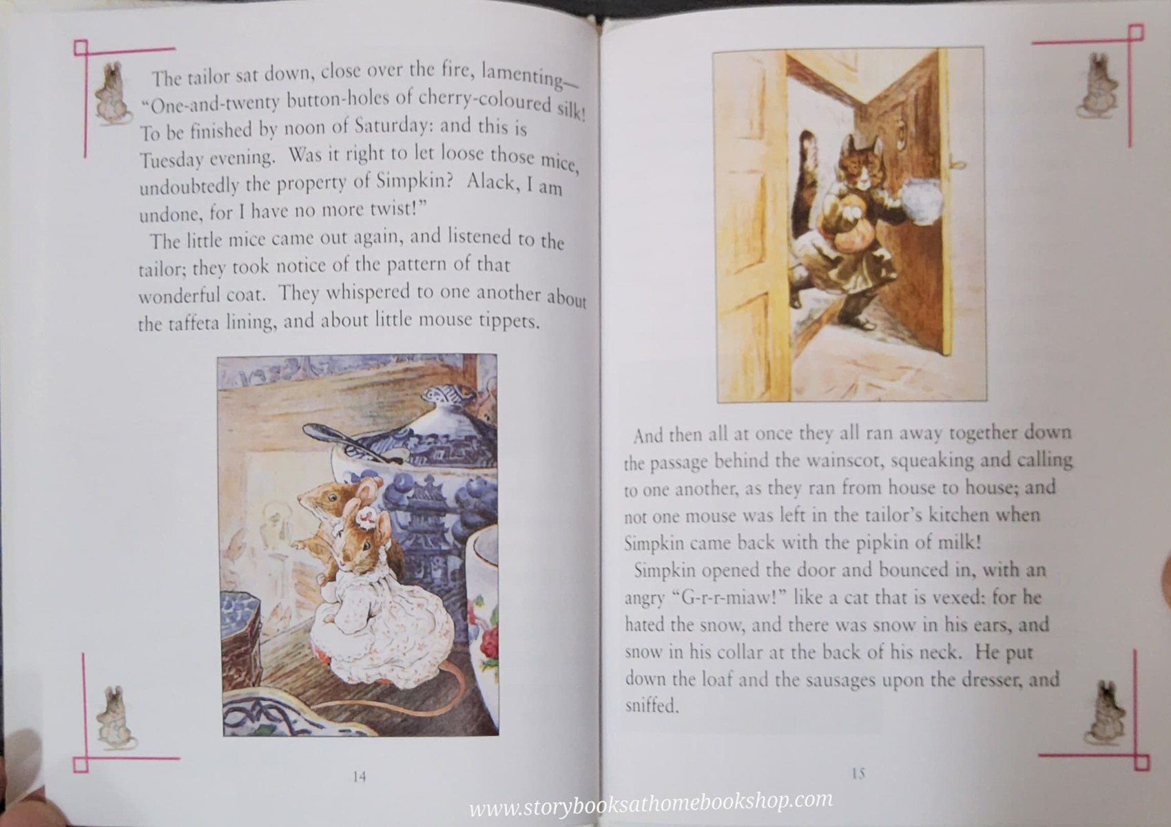 หนังสือนิทานปกแข็ง** 🍅🍓THE TAILOR OF GLOUCESTER BY BEATRIX POTTER