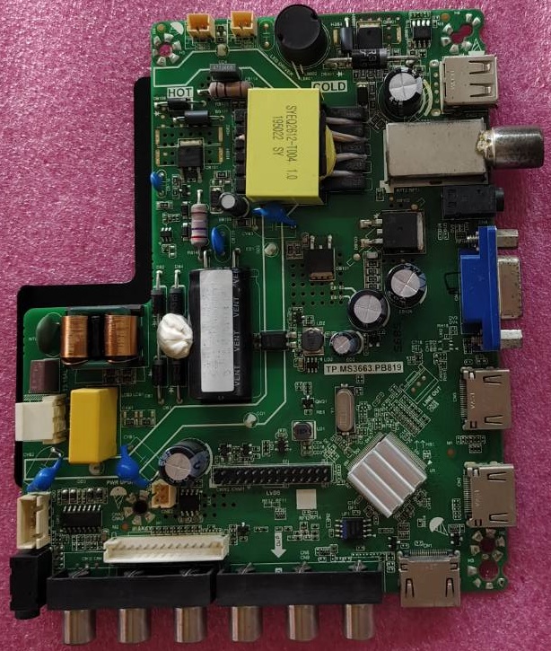 เมนบอร์ดทีวี ฮุนได HYUNDAI ของแท้ถอดจากเครื่อง รุ่นHD-3223 จอPT320AT01-5