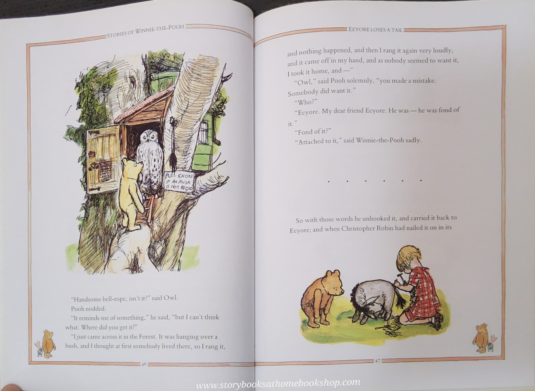 หนังสือนิทานปกแข็ง** 🍅STORIES OF WINNIE THE POOH WITH FAVOURITE POEMS BY A.A.MILNE