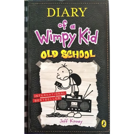 วรรณกรรมเยาวชน** 🍓🍓DIARY OF A WIMPY KID Old School #13 BY JELL KINNEY (ปกแข็ง)