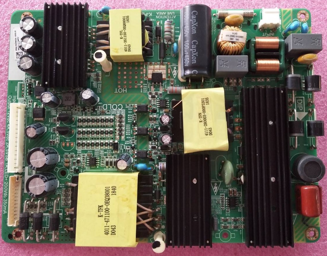 ซับพลายทีวี ฟิลิปส์ PHILIPS ของแท้ถอดจากเครื่อง ใช้กับรุ่น43PUT6002S/67 50PUT6002S/67 55PUT6002S/67 (ใช้กับไดร์ขับหลอด 2ชุด)