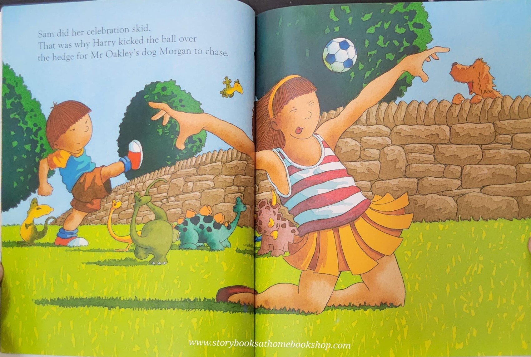 หนังสือนิทานปกอ่อน** 🍓🍓 HARRY AND THE DINOSAURS UNITED B IAN WHYBROW.ADRIAN RAYNOLDS