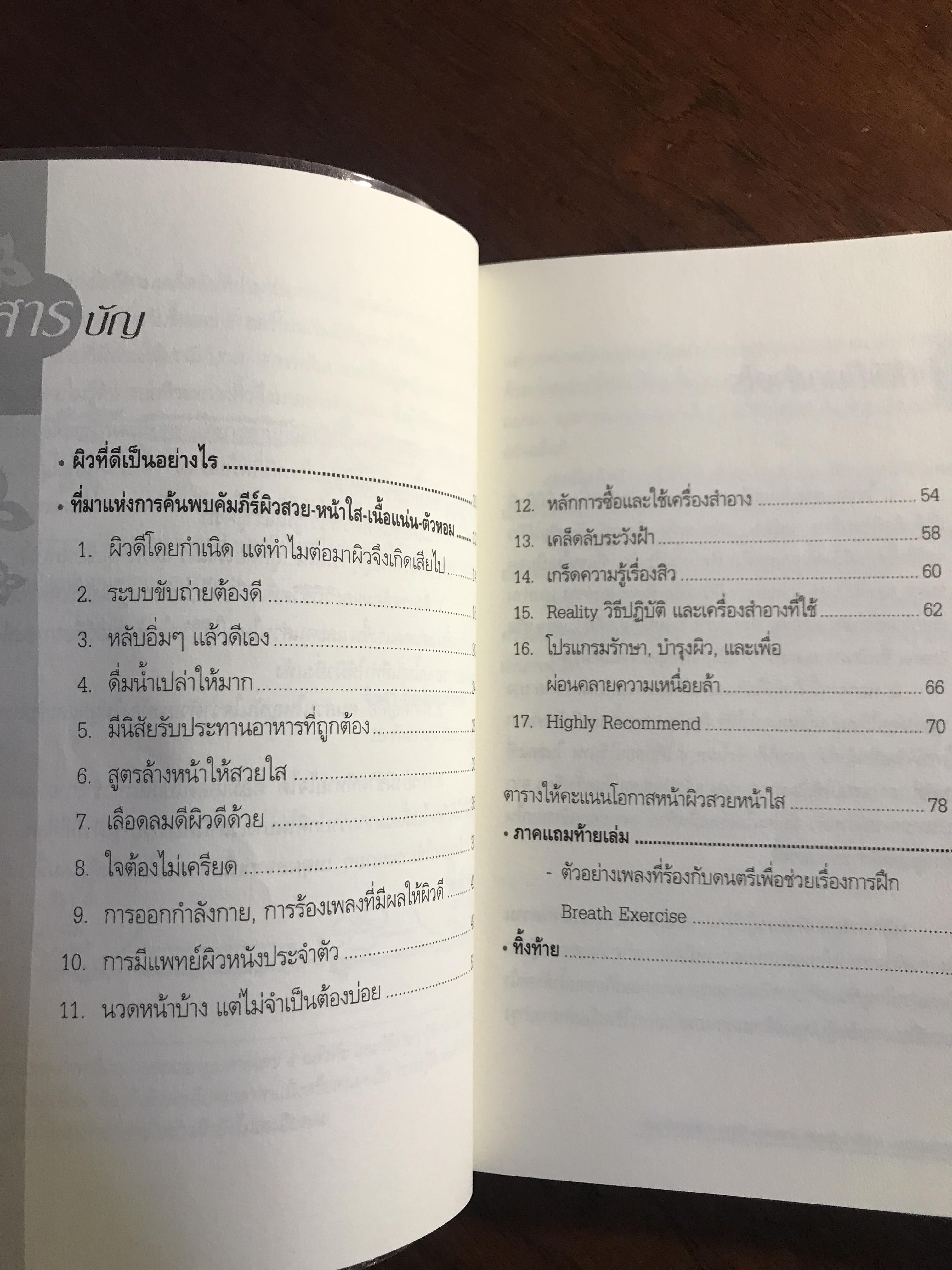 คัมภีร์ ผิวสวย หน้าใส เนื้อแน่น ตัวหอม + Reality ที่ทำได้จริง ผู้เขียน: จิตรา ก่อนันทเกียรติ สำนักพิมพ์: จิตรา ➡️ FTN1