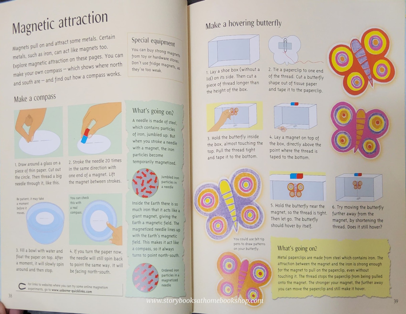 KNOWLEDGE BOOK ** 🍅🍓 USBORNE 100 SCIENCE EXPERIMENTS