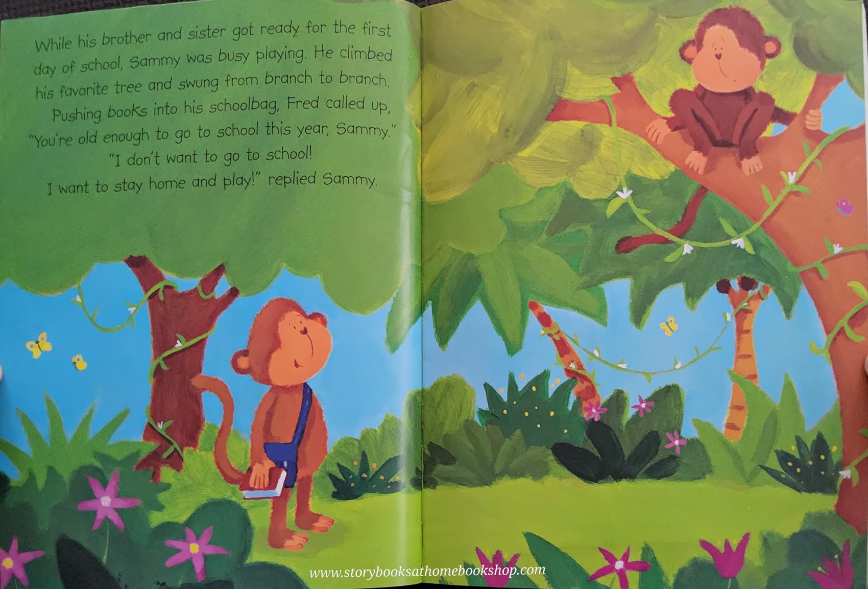 หนังสือนิทานปกอ่อน** 🍅SCHOOLTIME FOR SAMMY