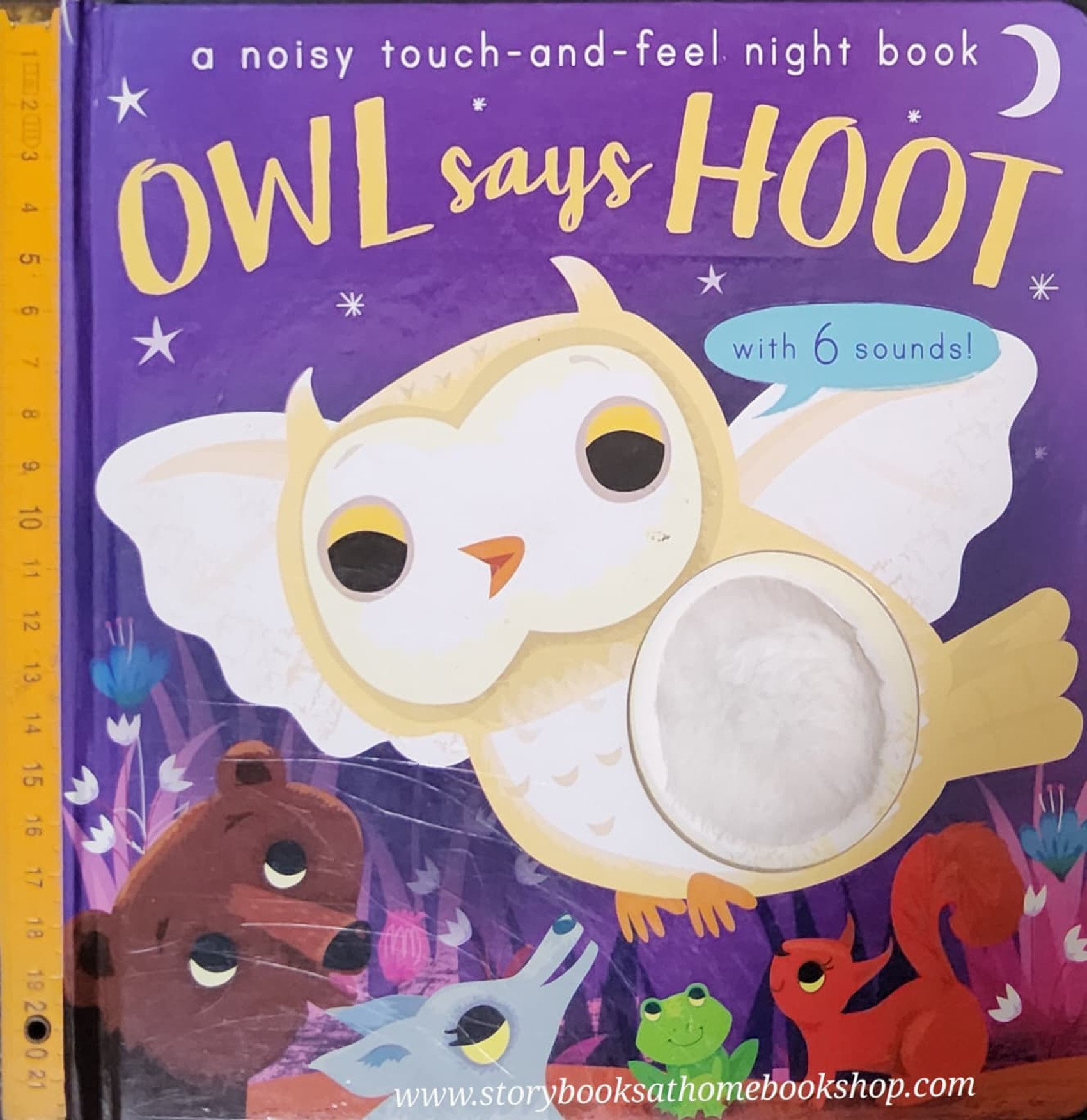 SOUND Board Book** 🍅🍓OWL SAYS HOOT WITH 6 SOUNDS