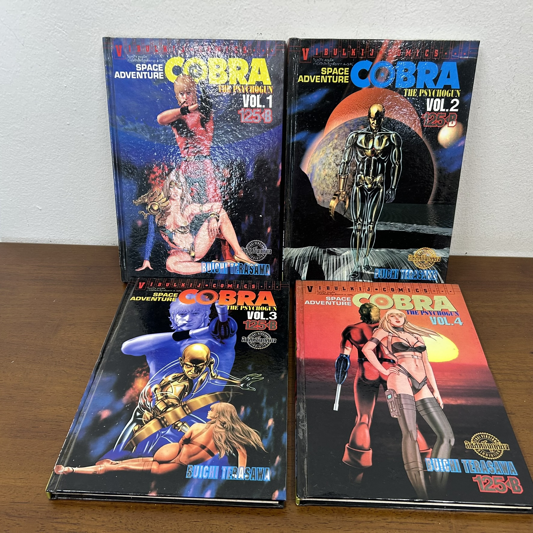 [MANGA] Cobra ปกแข็ง 4 สี 4 เล่มจบ SPACE ADVENTURE COBRA THE PSYCHOGUN ... ทัตสึกิ ฟูจิโมโตะ (มือสอง) มังงะ การ์ตูน