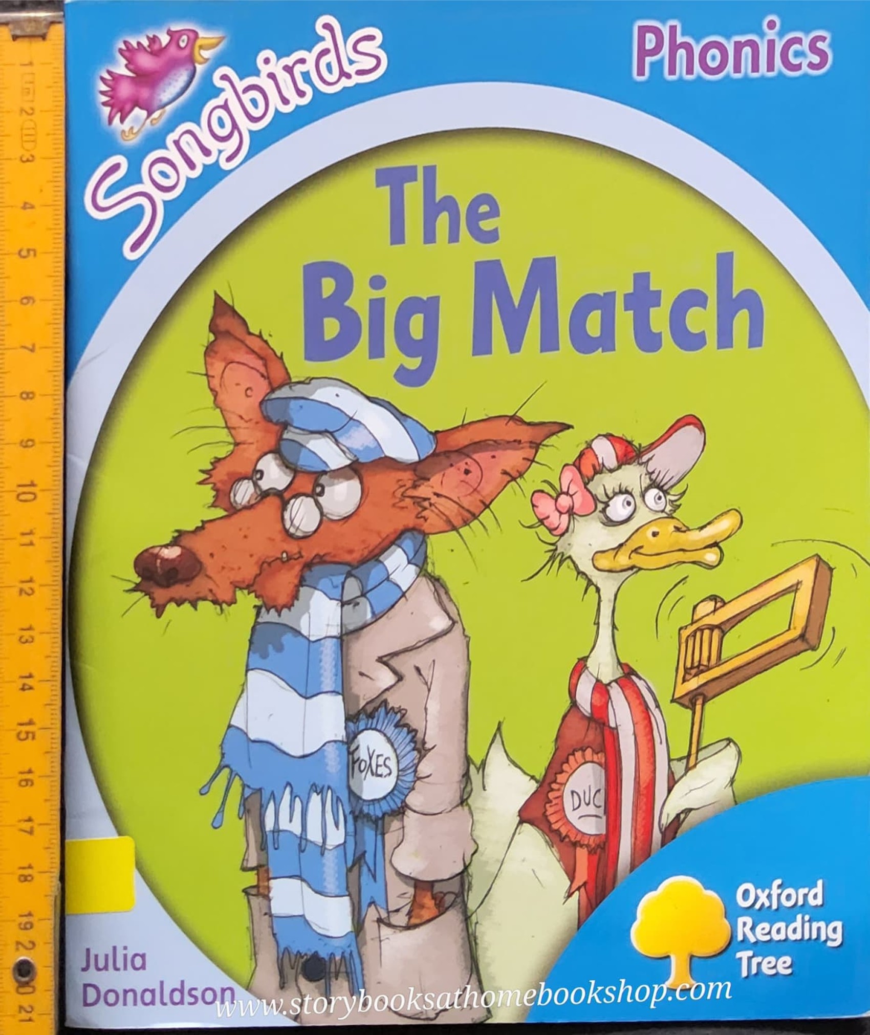 หนังสือนิทานปกอ่อน** 🍅🍓OXFORD READDING TREE SONGBIRDS PHONICS: THE BIG MATCH BY JULIA DONALDSON