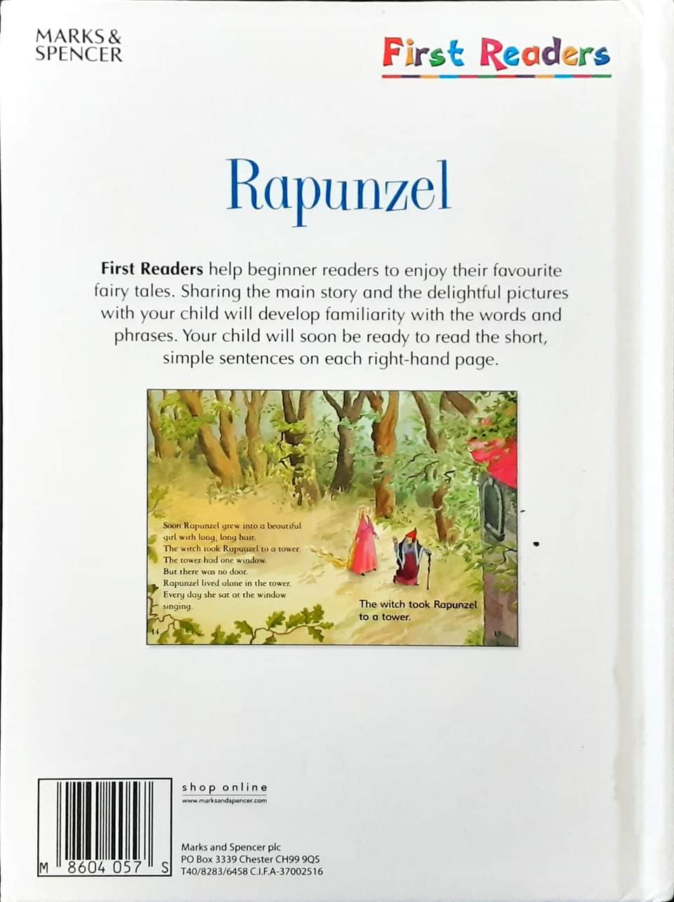 หนังสือนิทานปกแข็ง** 🍓🍓First Readers Rapunzel