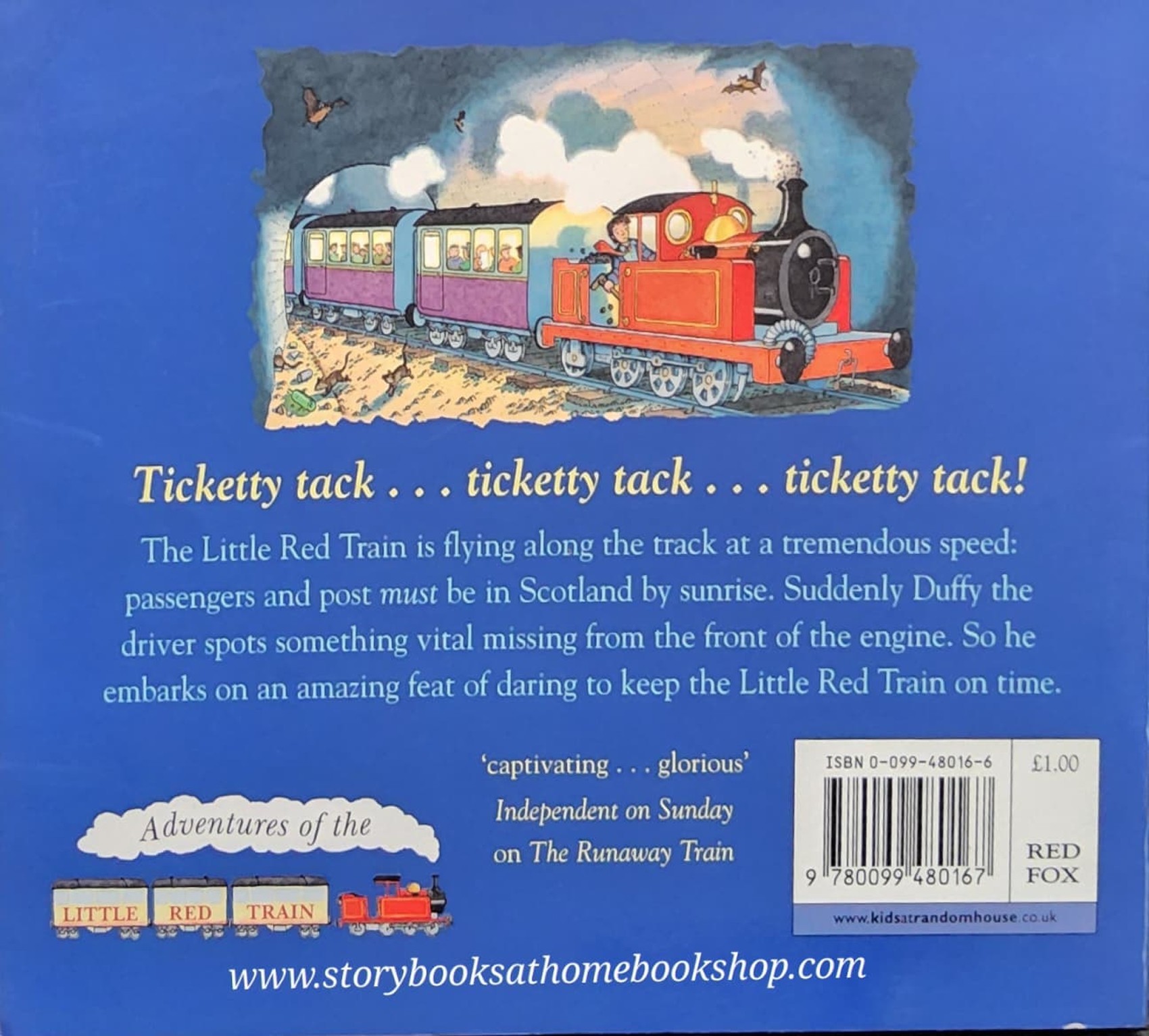 หนังสือนิทานปกอ่อน** ♥️NIGHT FLIGHT FOR THE LITTLE RED TRAIN BY BENEDICT BLATHWAYT