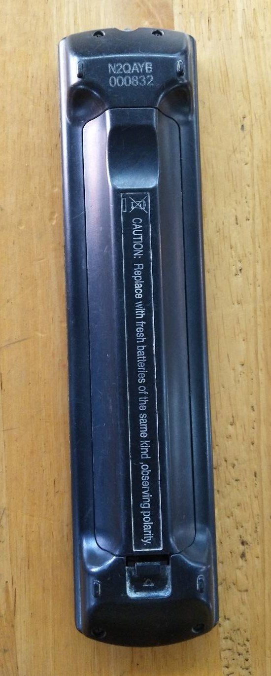 รีโมทย์ทีวีพานาโซนิค(PANASONIC) ของแท้/มือสองมากับเครื่อง N2QAYB00832