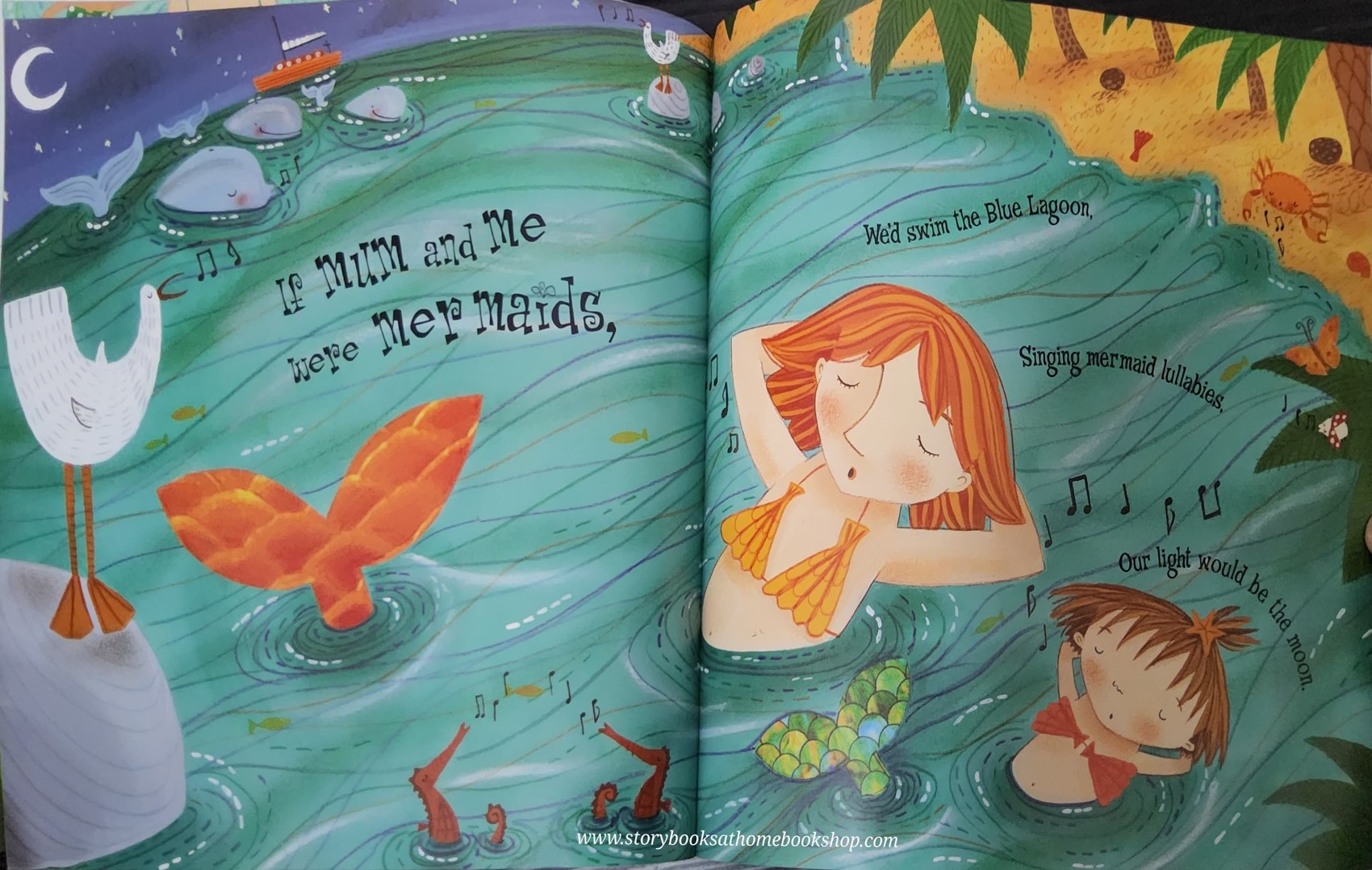 หนังสือนิทานปกอ่อน** 🍅🍓IF MUM AND ME WERE MERMAIDS