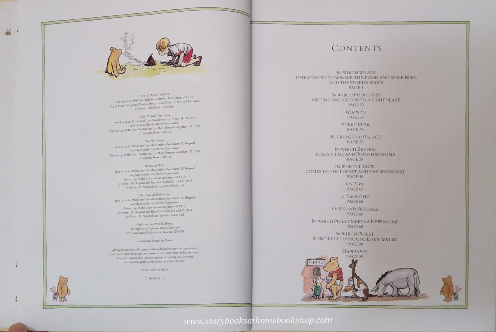 หนังสือนิทานปกแข็ง** 🍅STORIES OF WINNIE THE POOH WITH FAVOURITE POEMS BY A.A.MILNE
