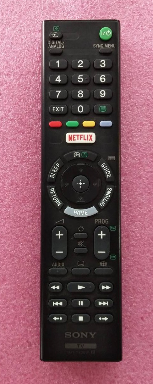 รีโมททีวี โซนี่ SONY ของแท้มือสอง พาร์ทRMT-TX201P รุ่นKDL-40W650D หรือรุ่นอื่นๆที่พาร์ทเหมือนกัน