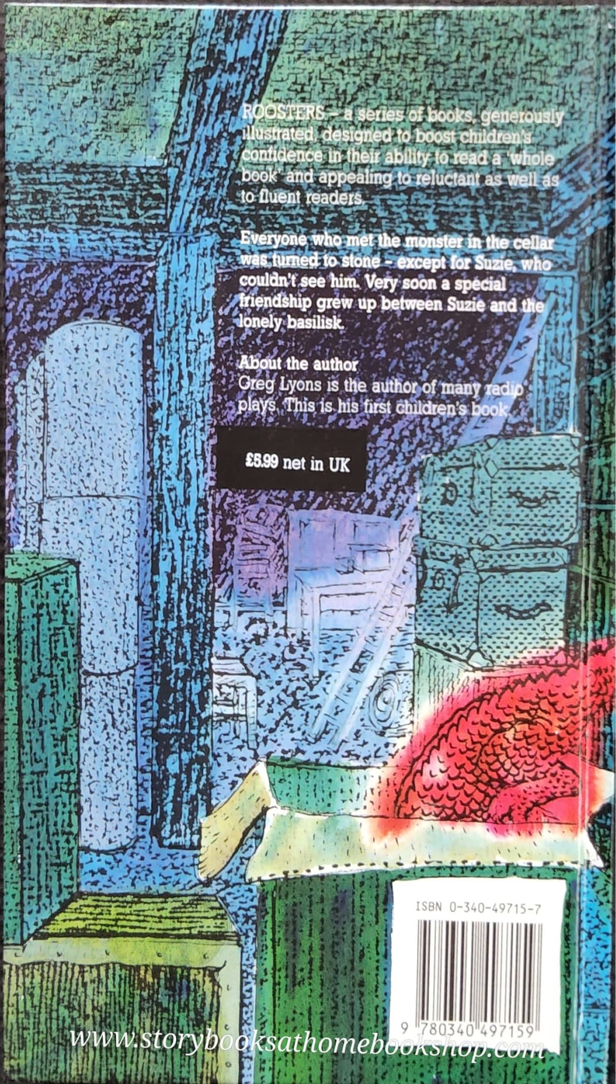 หนังสืออ่านนอกเวลา** ** หนังสือนิทานปกแข็ง** 🍓🍓`ROOSTERS: THE LONELY BASILISH BY GREG LYONS