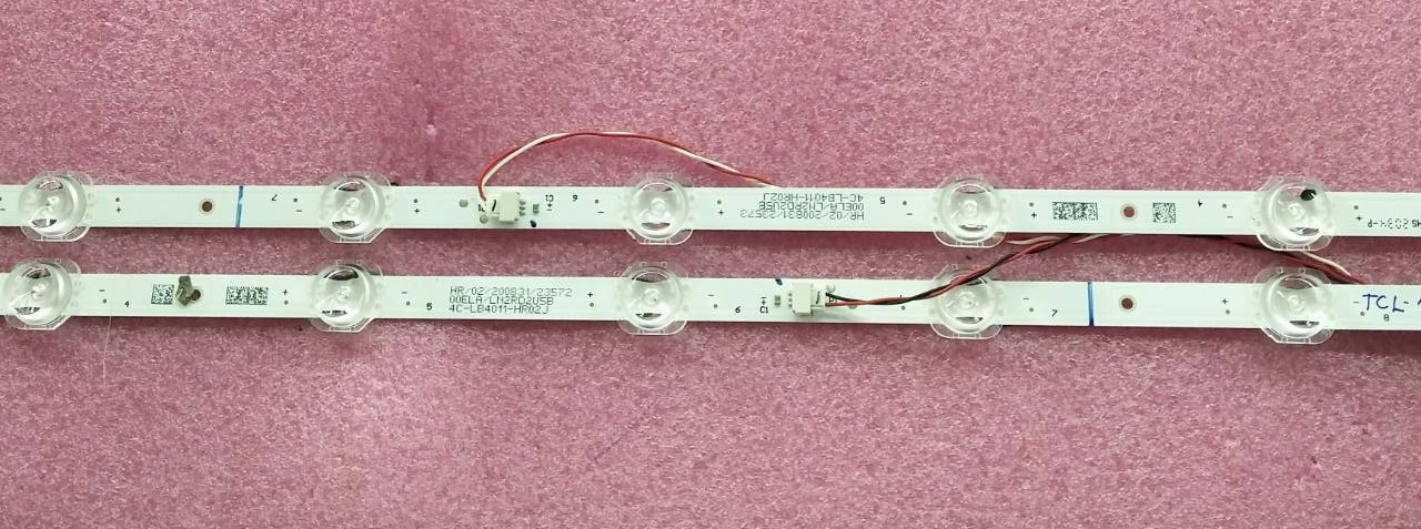 หลอดแบคไลน์ทีวี ทีซีแอล TCL ของแท้ถอดจากเครื่อง รุ่น40S65A