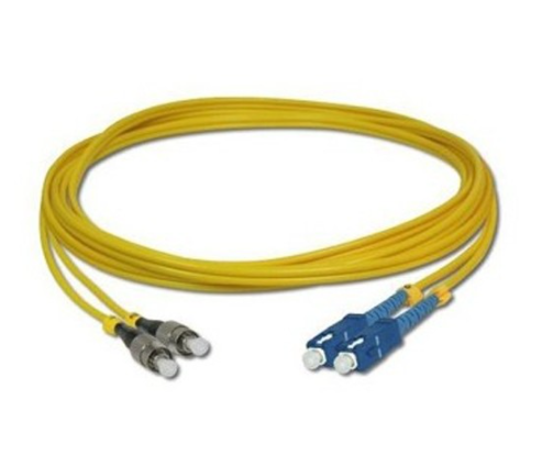 SC - FC Patch cord OS2, Duplex, UPC-APC Jacket 3mm.