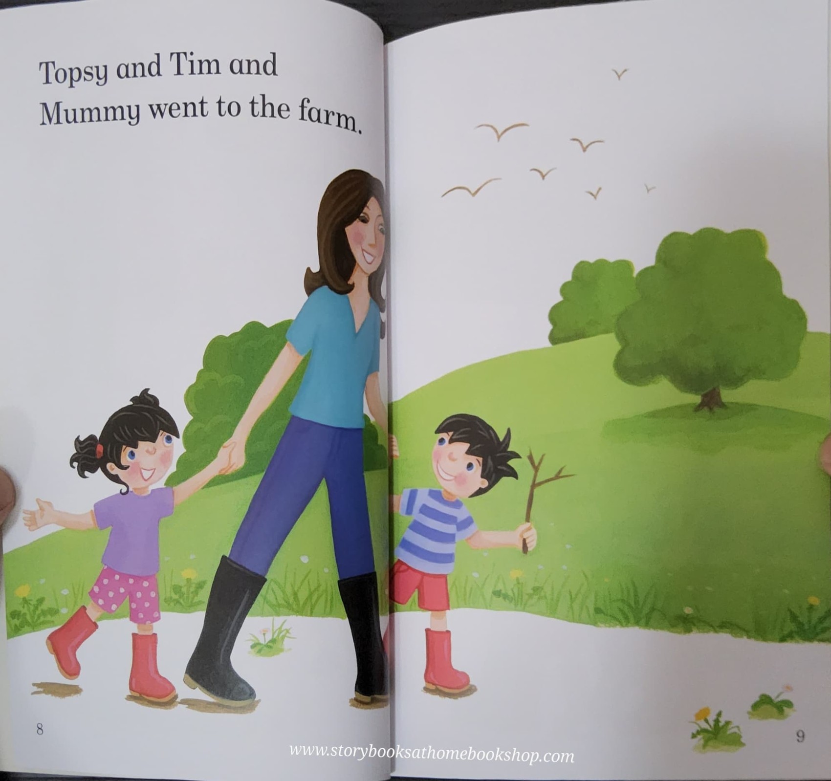 หนังสือนิทานปกอ่อน** ♥️Read it yourself L.1:Topsy and Tim At the Farm