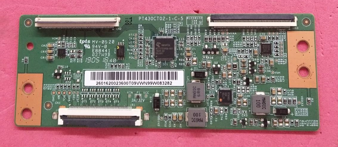 ทีคอนทีวี JVC (เจวีซี) ของแท้ถอดจากเครื่อง ใช้กับรุ่น LT-43H300 พาร์ท PT430CT02-1-C-5