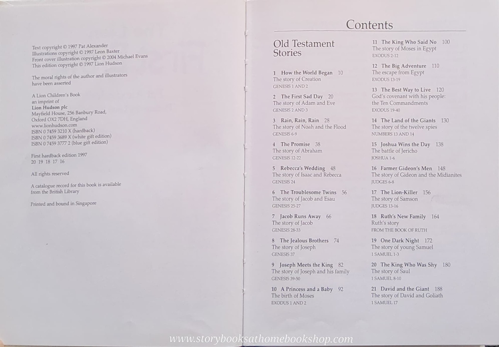 หนังสือนิทานปกแข็ง** 🍅🍓The Lion First Bible