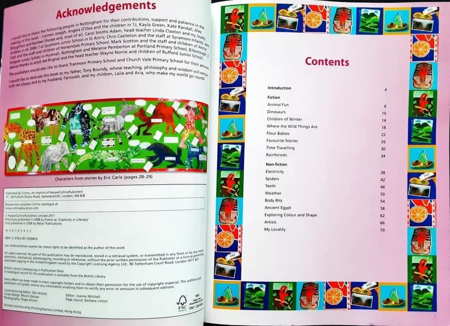 Knowledge Guide Book** ð
ðbeliar on display: Creative Literacy age 4-11