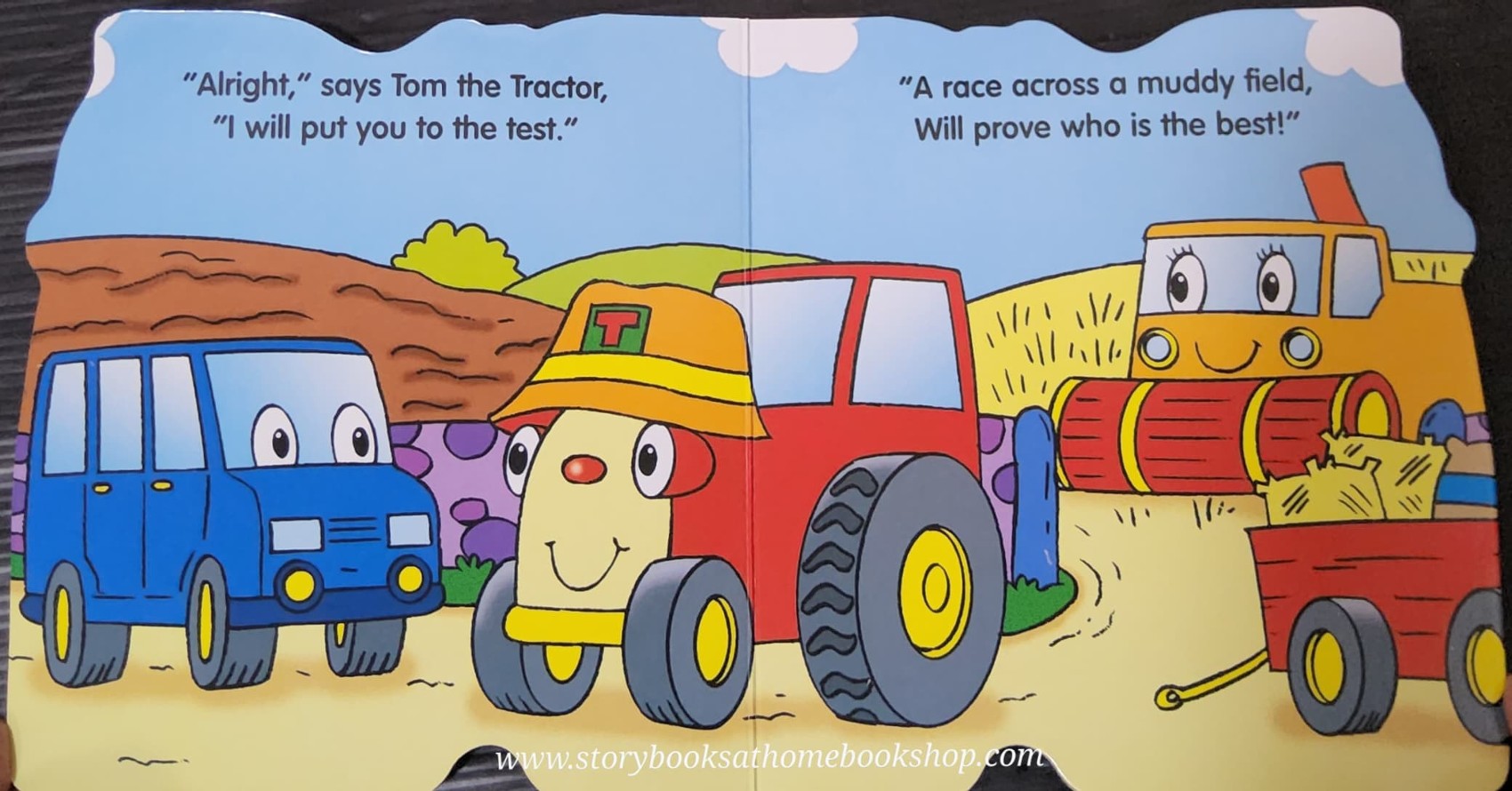 BOARD BOOK** 🍅🍅TOM THE TRACTOR