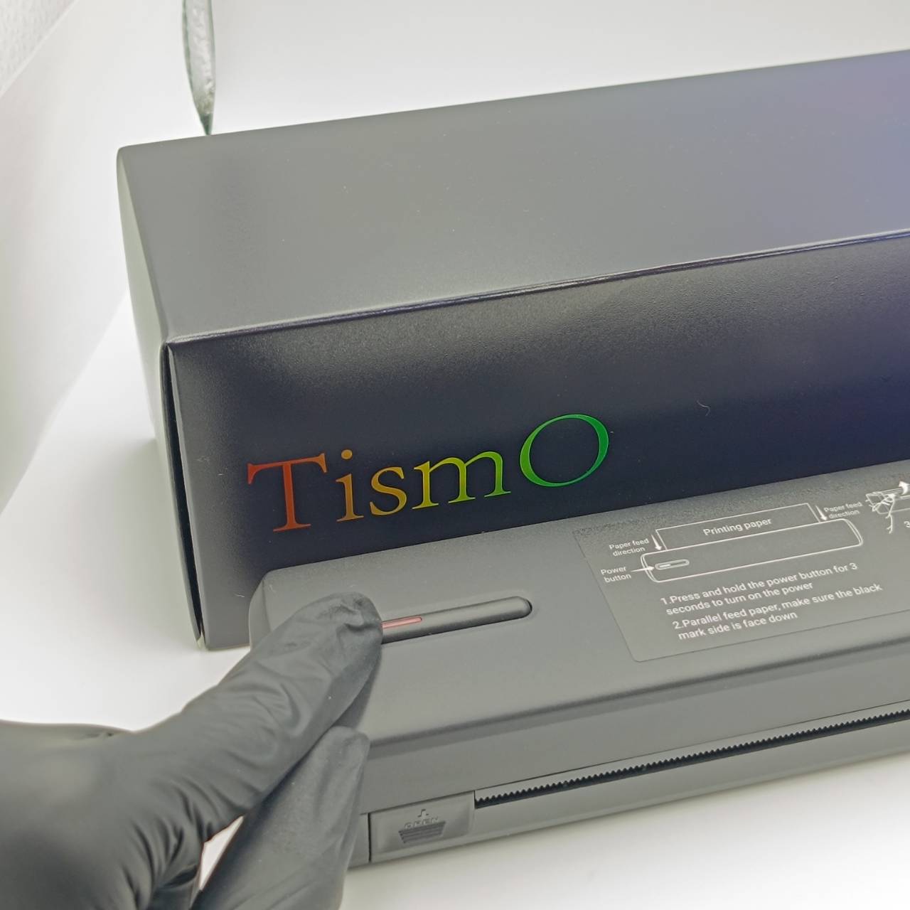 เครื่องปริ้นแบบลายสัก รุ่น Tismo เครื่องพิมพ์ความร้อนแบบพกพา(ไม่ใช้น้ำหมึก)ไร้สายเชื่อมต่อ บลูทูธUSB