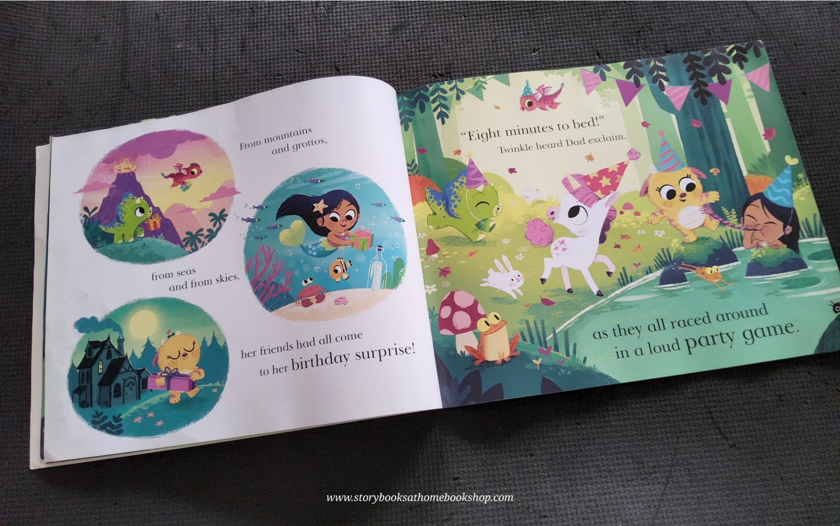 หนังสือนิทานปกอ่อน ** 🍅🍓TEN MINUTES TO BED: LITTLE UNICORN'S BIRTHDAY