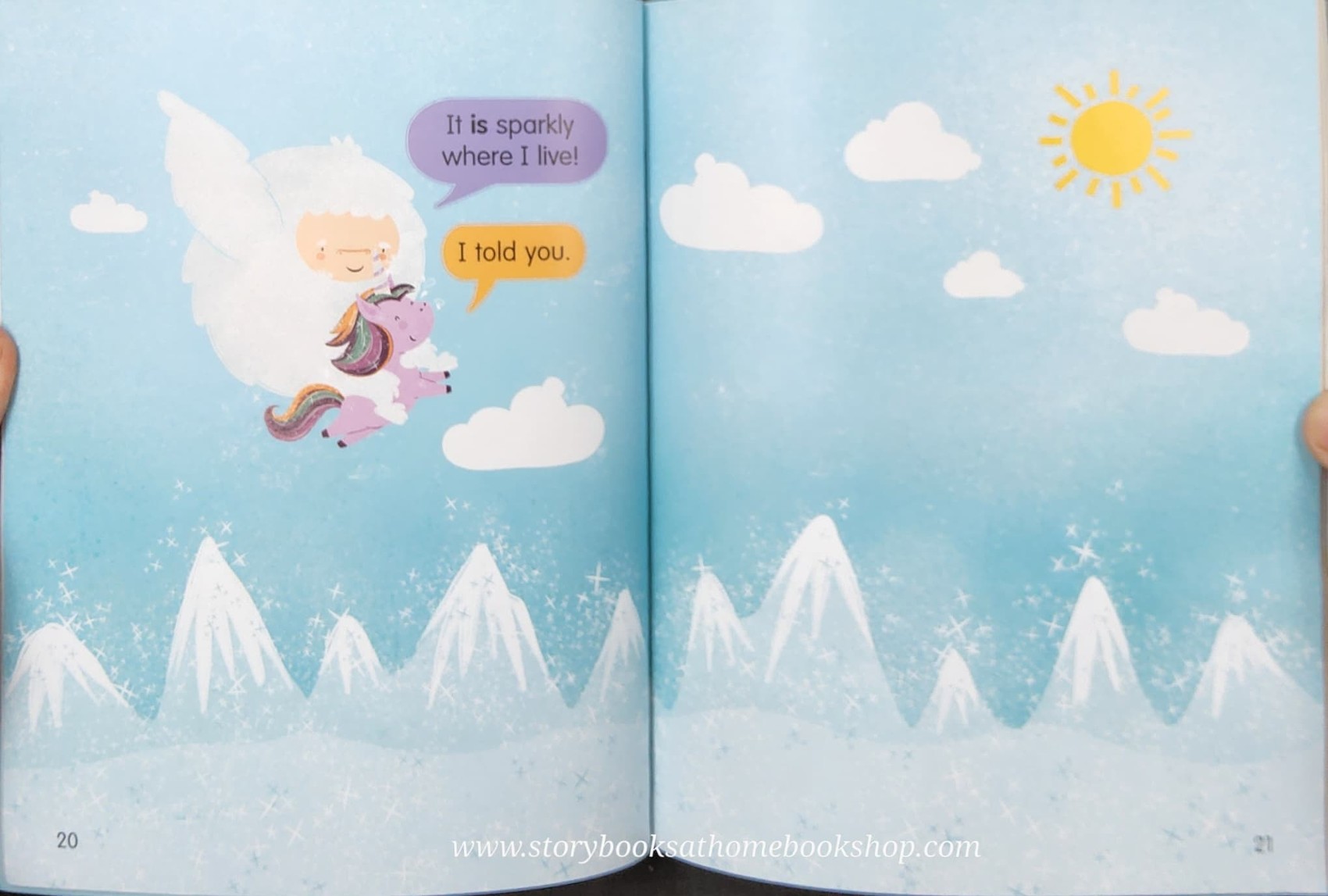 หนังสือนิทานปกอ่อน** ♥️UNICORN AN YETI SPARKLY NEW FRIENDS♥️ 📚ปกอ่อน