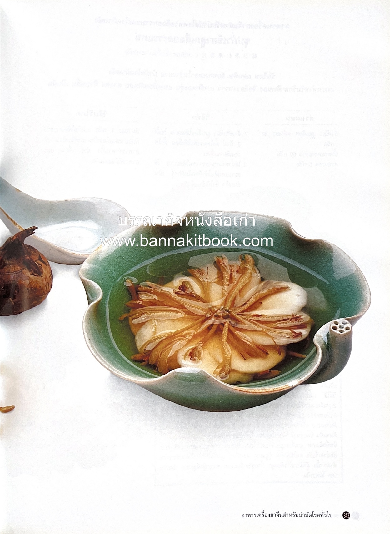 อาหารเครื่องยาจีน : หลักโภชนาการพร้อมสูตรอาหารอายุวัฒนะ โดย : รศ.ดร.ประพิณ มโนมัยวิบูลย์ และคณะ.