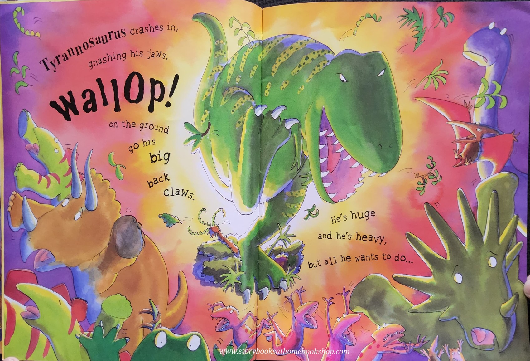 หนังสือนิทานปกอ่อน ** 🍅🍓 BUMPUS JUMPUS DINOSAURUMPUS!