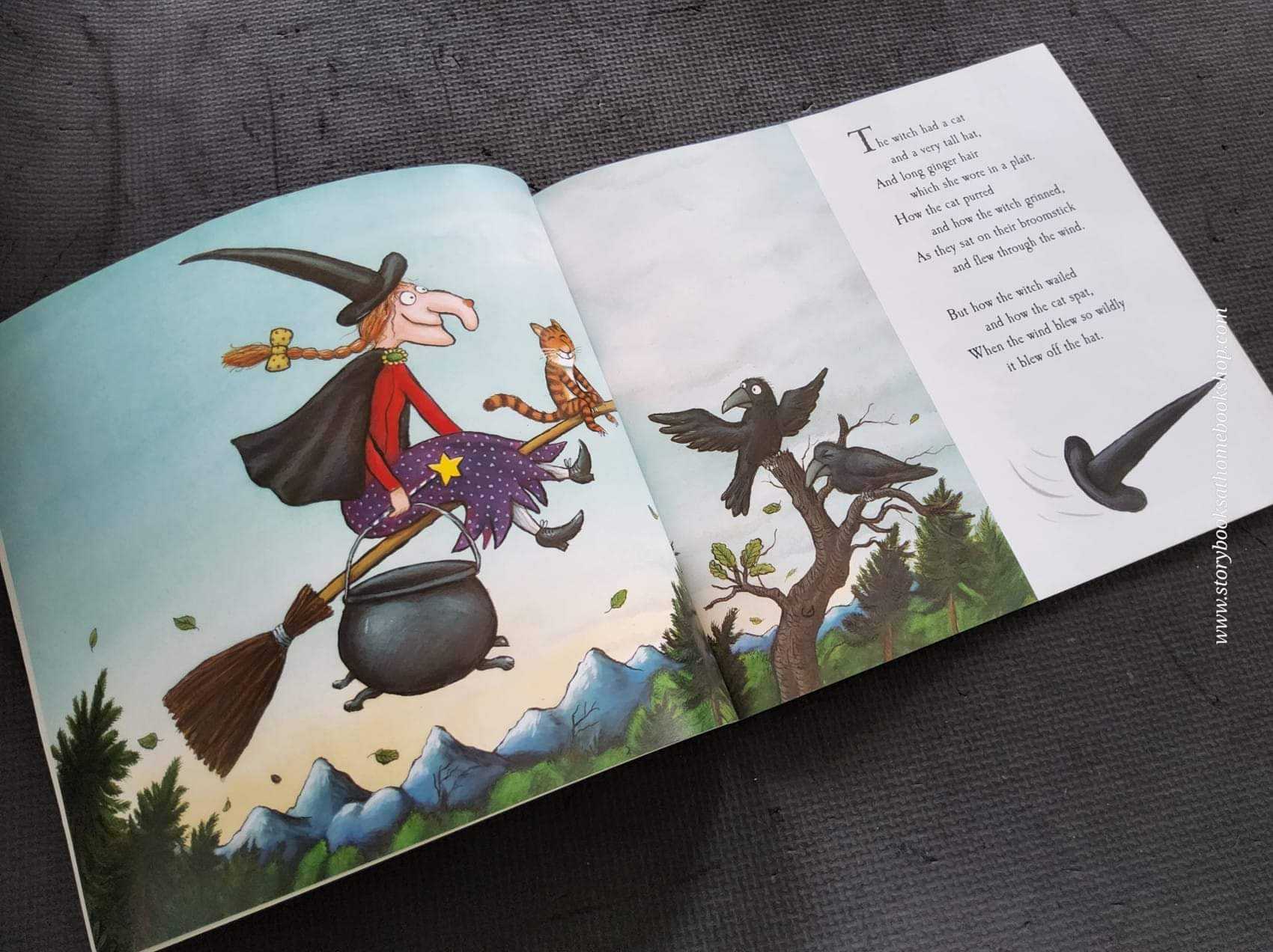 หนังสือนิทานปกอ่อน** 🍅🍓ROOM ON THE BROOM BY JULIA DONALDSON.AXEL SHEFFLER