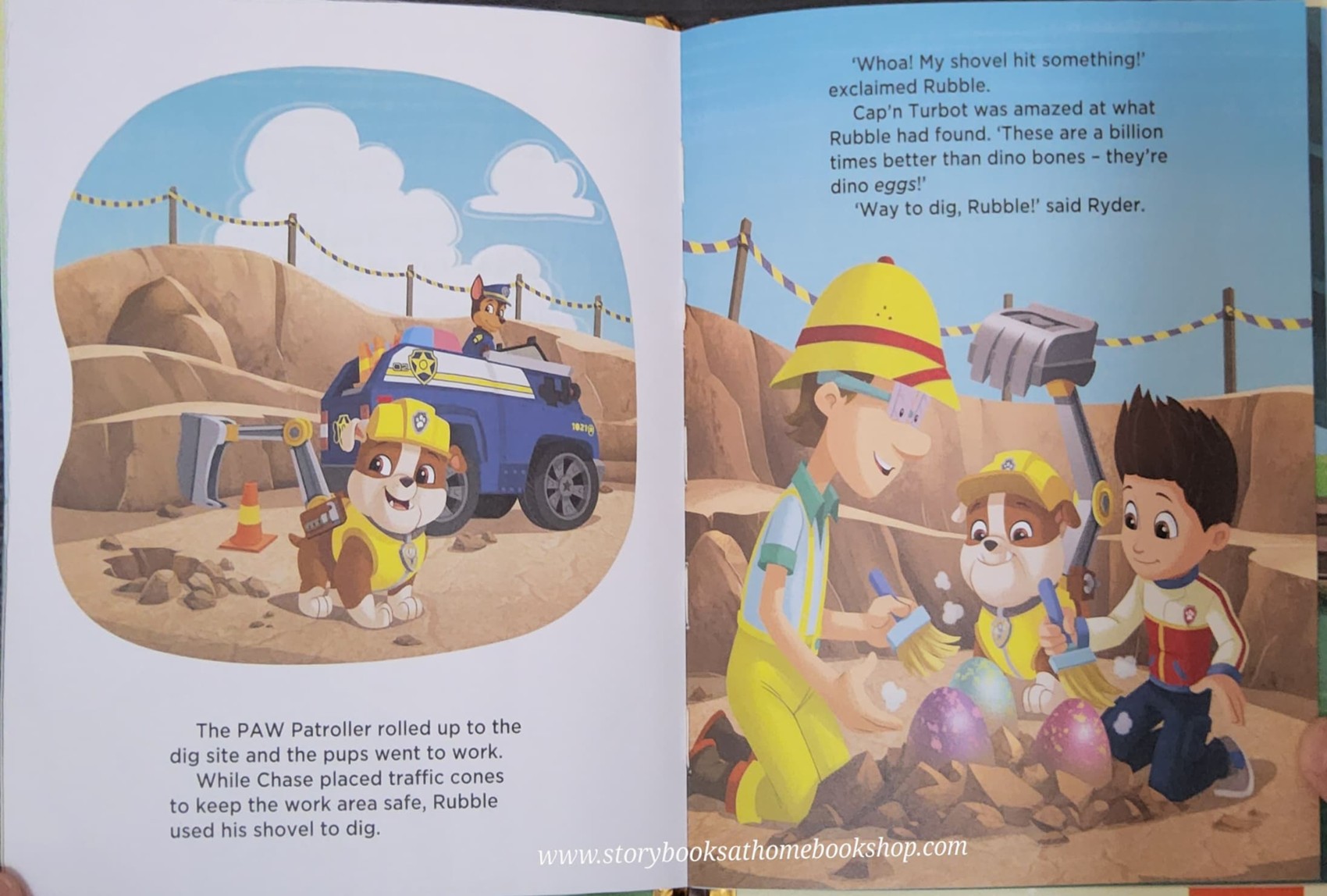 หนังสือนิทานปกแข็ง** 🍅🍓 PAW PETROL JURASIC BARK