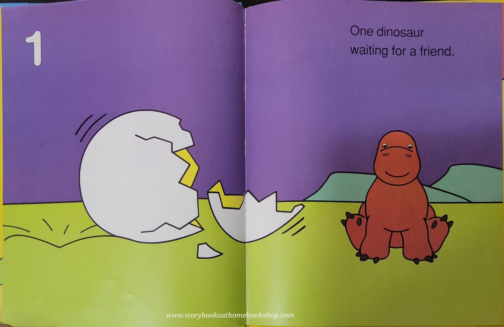 หนังสือนิทานปกแข็ง ** 🍅DINOSAUR PLAYTIME ONE DINOSAUR