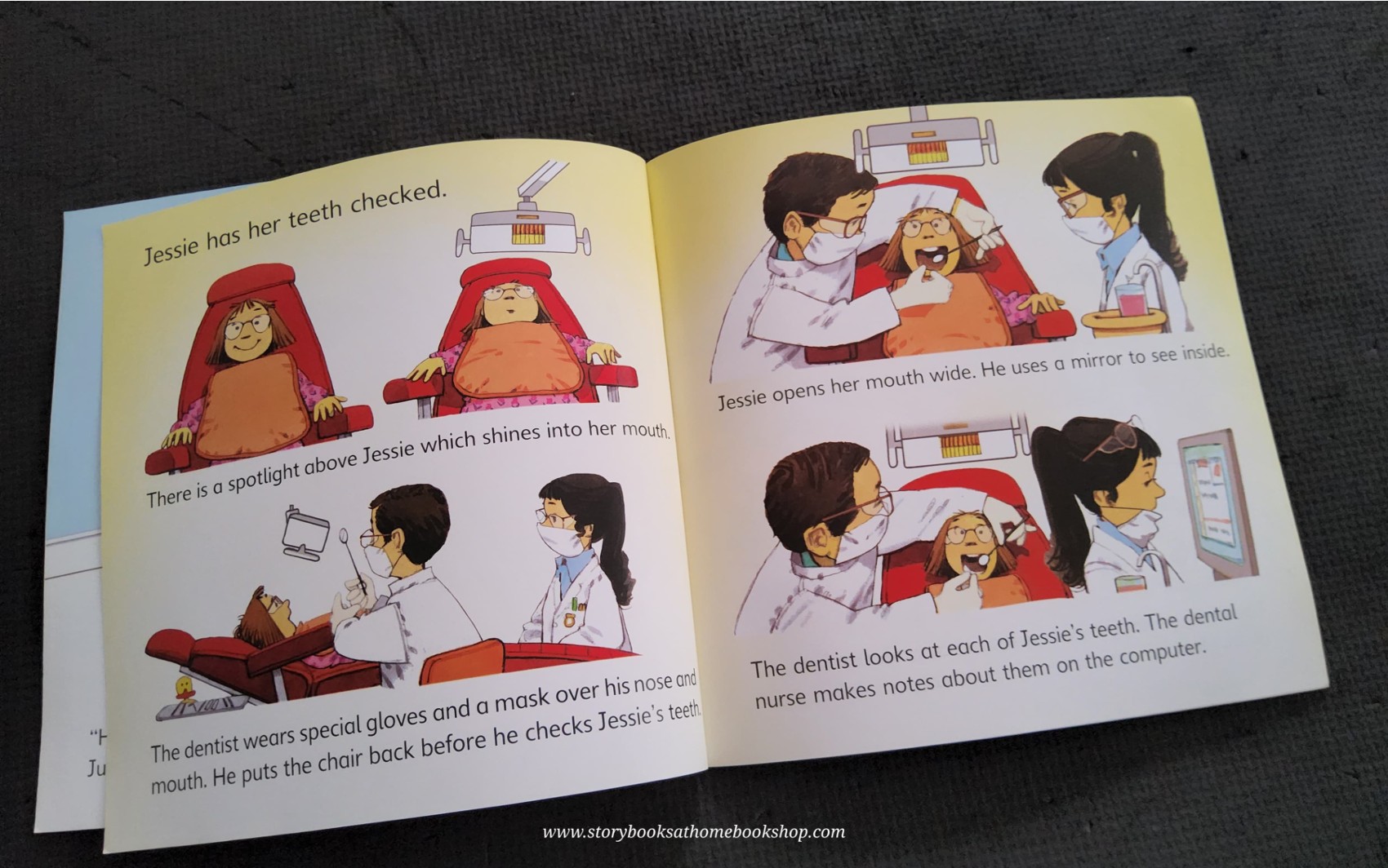 หนังสือนิทานปกอ่อน** 🍅🍅USBORNE FIRST EXPERIENCE: GOING TO THE DENTIST