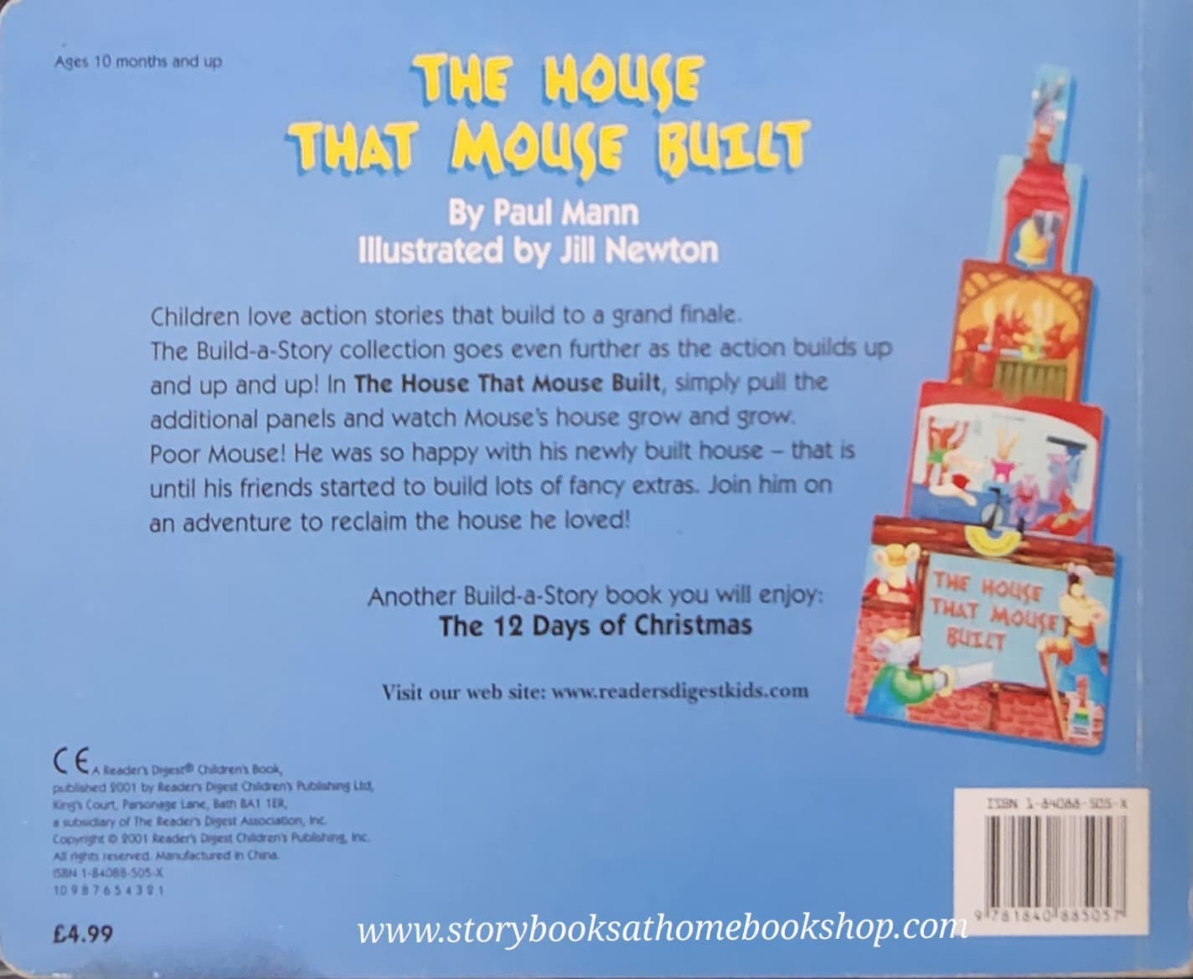 PULL THE TAB BOARD BOOK** 🍅🍓THE MOUSE THAT MOUSE BUILT