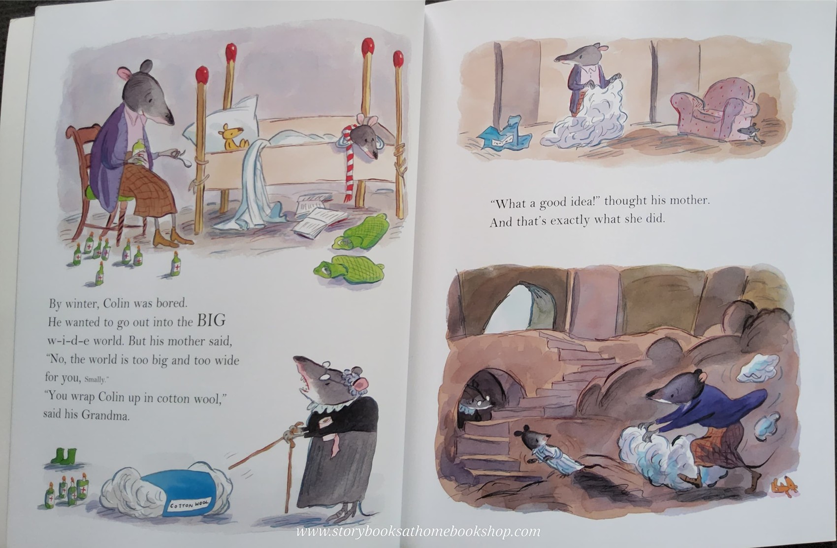 หนังสือนิทานปกอ่อน** 🍅🍅COTTONWOOL COLIN