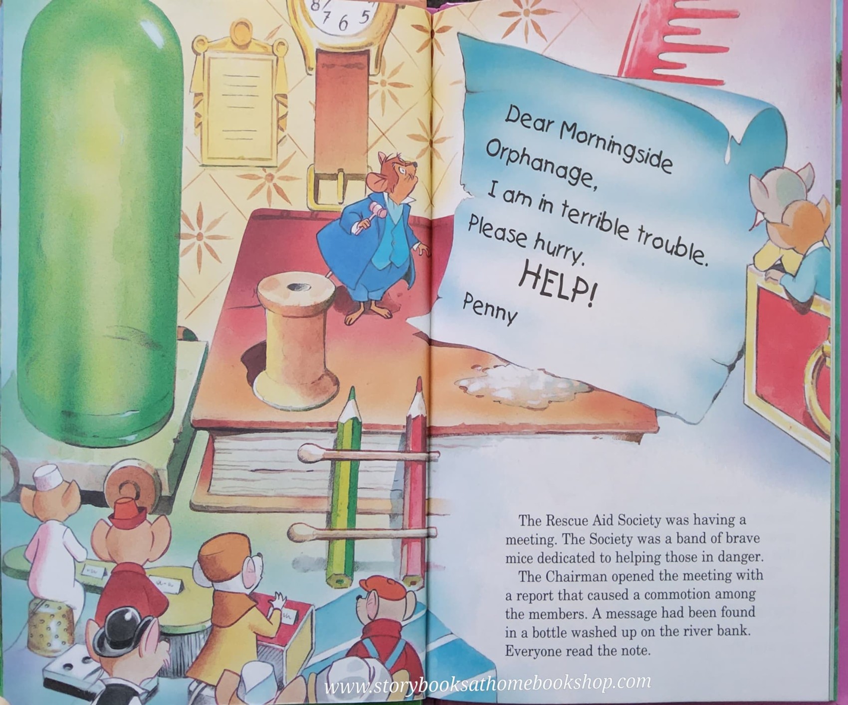 หนังสือนิทานปกแข็ง** 🍅🍅DISNEY THE RESCUERS