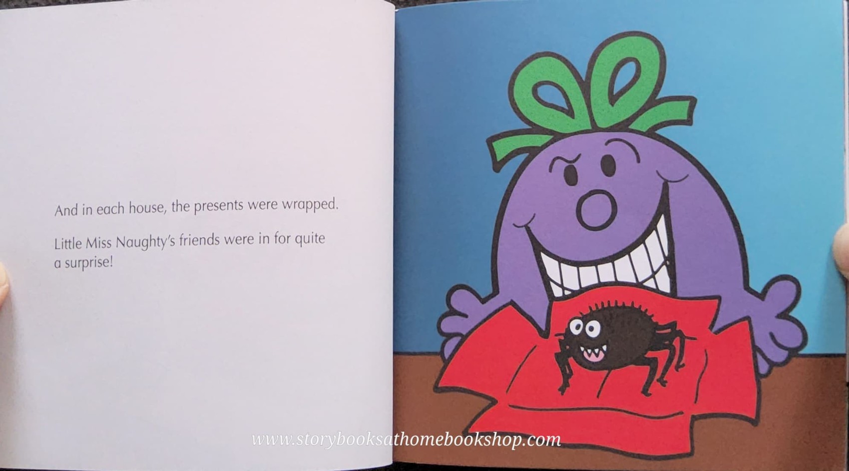 หนังสือ Bestseller Small book** **หนังสือนิทานปกอ่อน** 👉LITTLE MISS&MR.MEN👍 🍅🍅MR.MEN THE NIGHT BEFORE CHRISTMAS by Roger Hargreaues